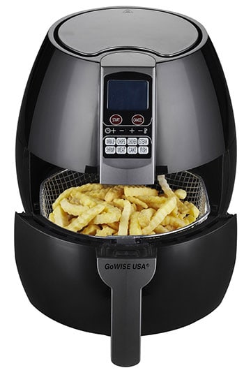 GoWISE USA 8-in-1 Electric Air Fryer in Black