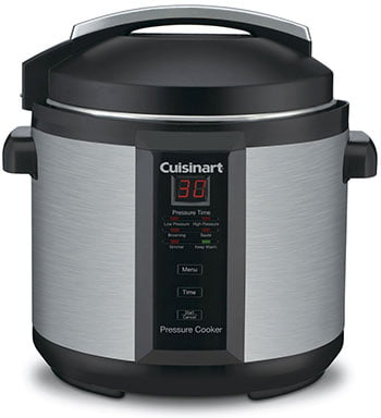 Cuisinart Electric Pressure Cooker model CPC-600AMZ 1000-Watt 6-Quart, Brushed Stainless and Matte Black