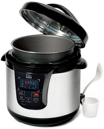 Elite Platinum Pressure Cooker - Open View