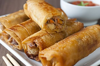 Spring Rolls - Air Fryer Recipes at https://www.thehealthykitchenshop.com//